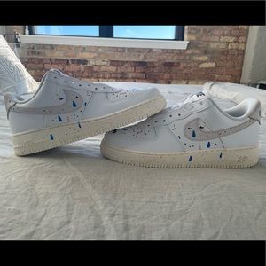 Nike Air Force One Paint Splatter Brand New Sz 10